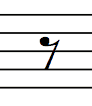 Rhythm Notation Guide - Eighth Note Rest